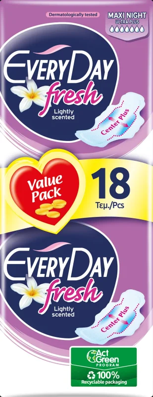 Превр. EVERY DAY Fresh MaxiNight 18бр