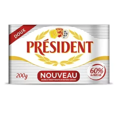 3/4 Масло PRESIDENT 60% 200г - PRESIDENT