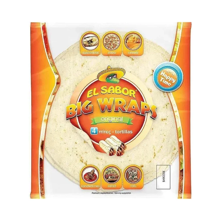 Тортила Mexicana EL SABOR Original пшенична 4 бр. 390 г - EL SABOR