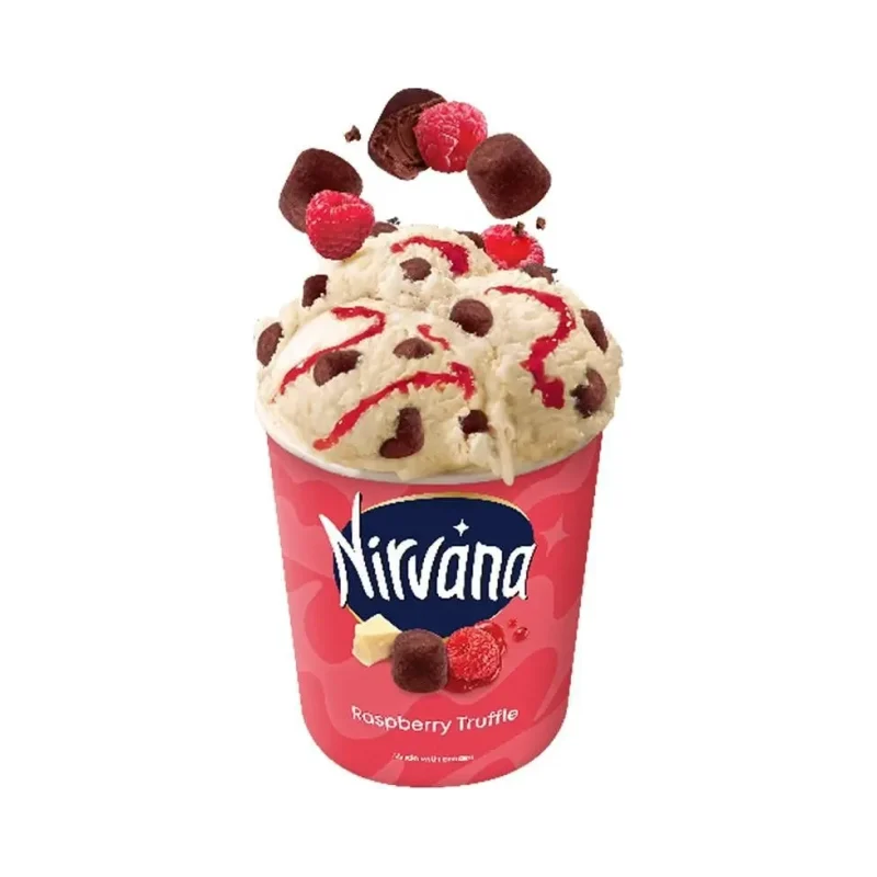 Сладолед NESTLE NIRVANA с малина и трюфел 313 г - Nirvana