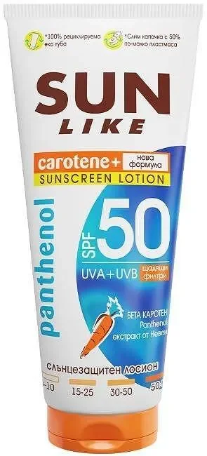 Лосион за слънце SUN LIKE Panthenol SPF50 150 мл - SUN LIKE
