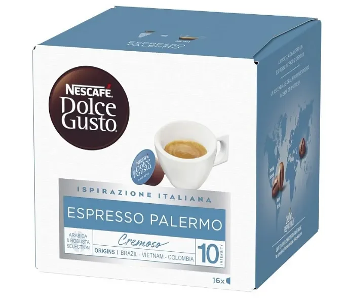 Кафе капсули NESCAFE DOLCE GUSTO Espresso Palermo 16 бр. - Nescafe Dolce Gusto