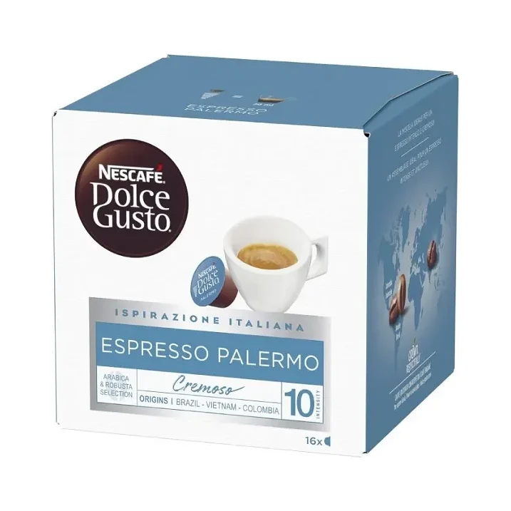 Кафе капсули NESCAFE DOLCE GUSTO Espresso Palermo 16 бр. - Nescafe Dolce Gusto
