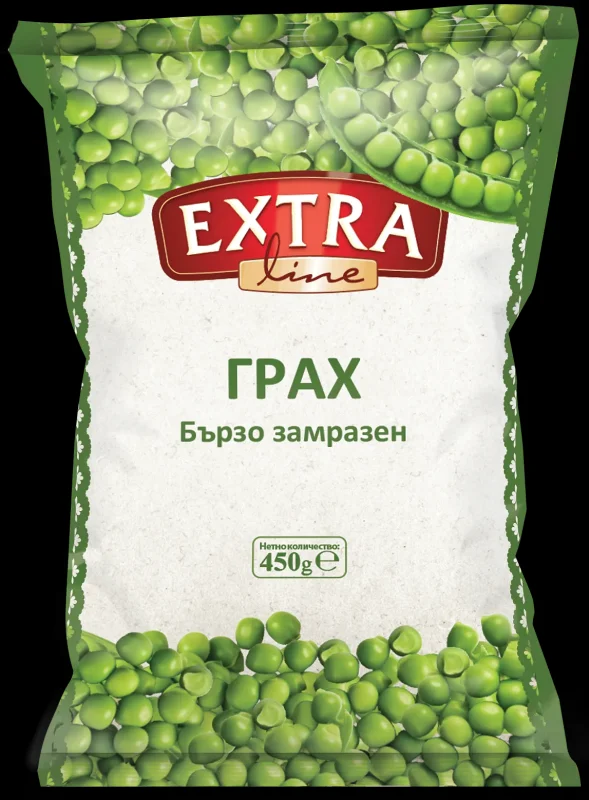 Замразен грах EXTRA LINE 450 г - EXTRA LINE