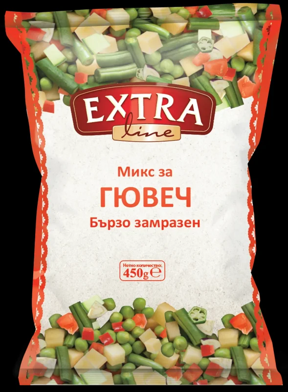 Замразен зеленчуков микс гювеч EXTRA LINE 450 г - EXTRA LINE