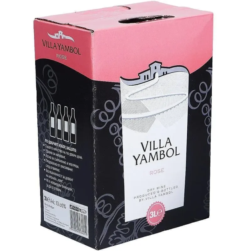 Вино VILLA YAMBOL розе 3 л - VILLA YAMBOL