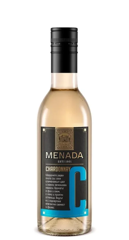 Вино MENADA Шардоне 187 мл - MENADA