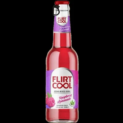 Алкохолна напитка с водка FlirtCool малинова лимонада 330 мл - FLIRTCOOL