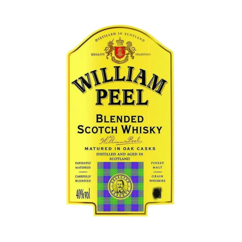Уиски WILLIAM PEEL 40% алк. 1 л - William Peel
