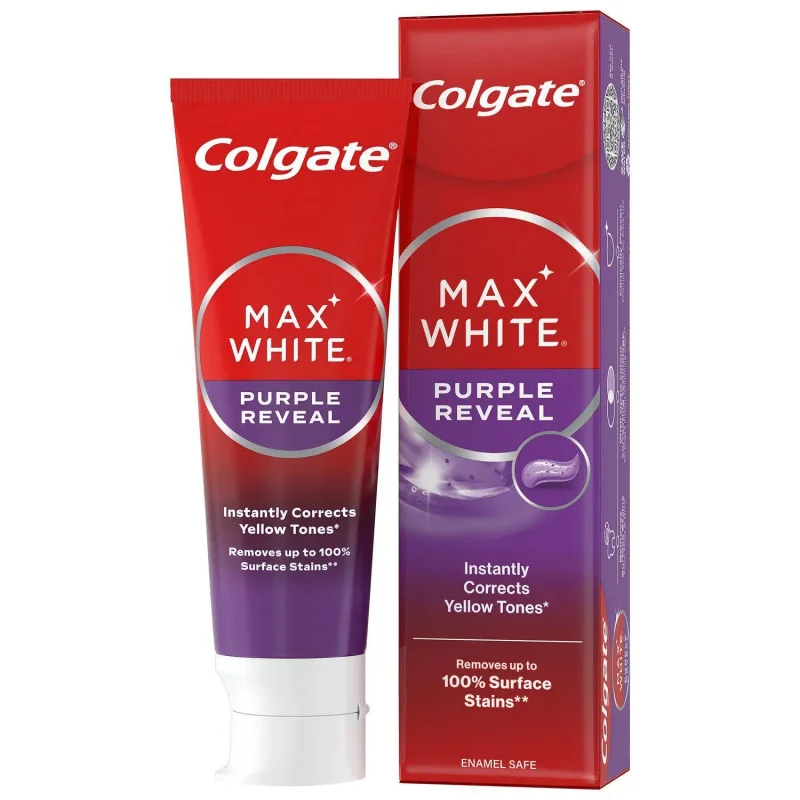 Паста за зъби COLGATE Max White Purple Reveal 75мл