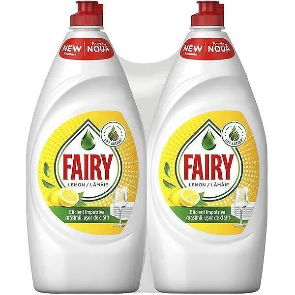 Препарат за съдове FAIRY Lemon 2x750 мл - FAIRY