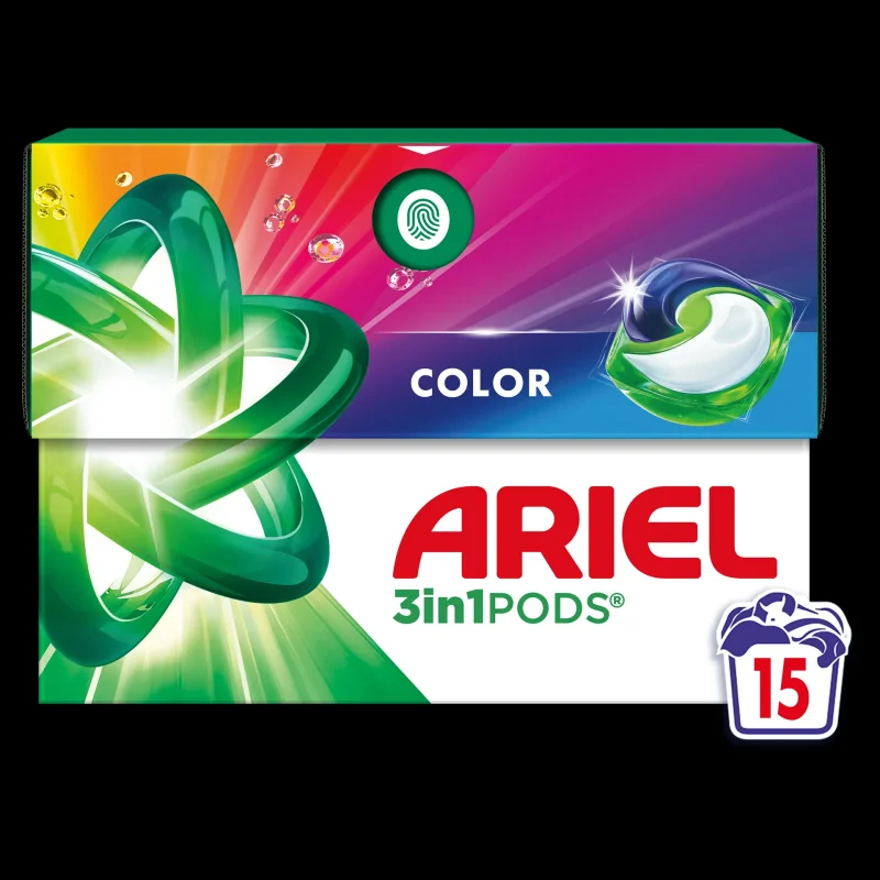 Капсули за пране ARIEL Color 3in 1 pods 15 бр.