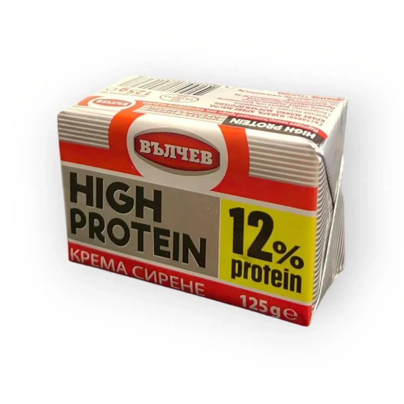 Крема сирене ВЪЛЧЕВ High Protein с 12% протеин 125 г - ВЪЛЧЕВ