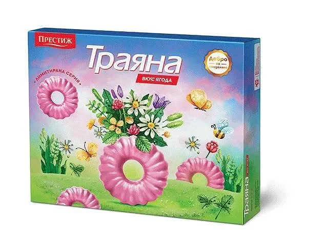 Бисквити ТРАЯНА Макси ягода - ТРАЯНА