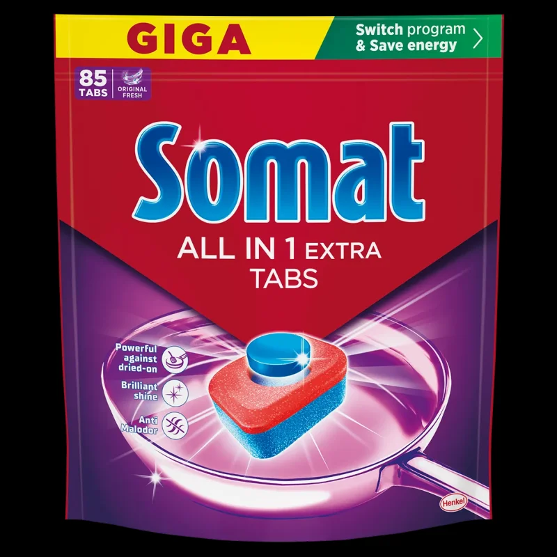 Таблетки за съдомиялна SOMAT All in 1 Extra 85 бр.