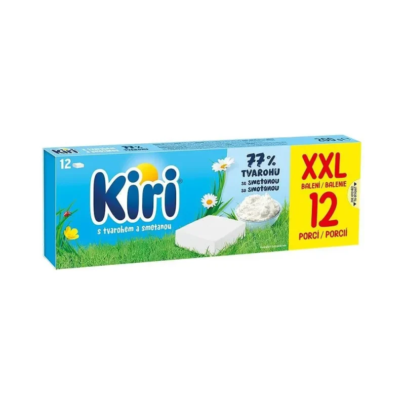Топено сирене KIRI натурално 12 бр. 200 г - KIRI