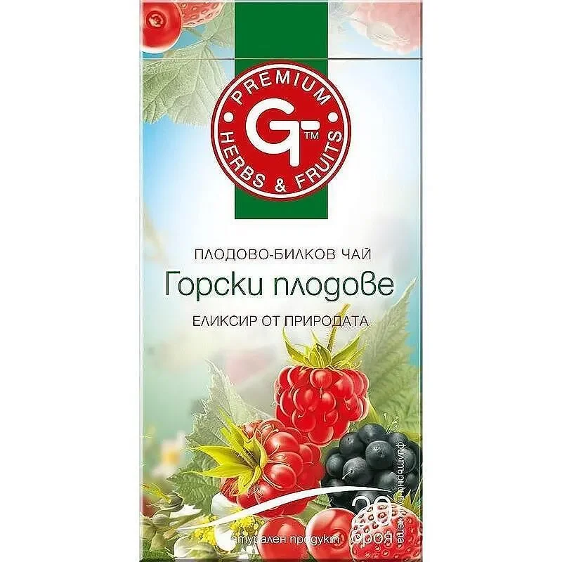 Чай GT PREMIUM Горски плодове 30 г - GT PREMIUM
