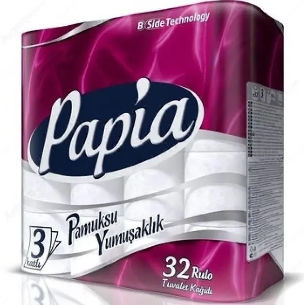 Тоалетна хартия PAPIA Dolcevita 100% цел. 4 пл. 32 бр. - PAPIA