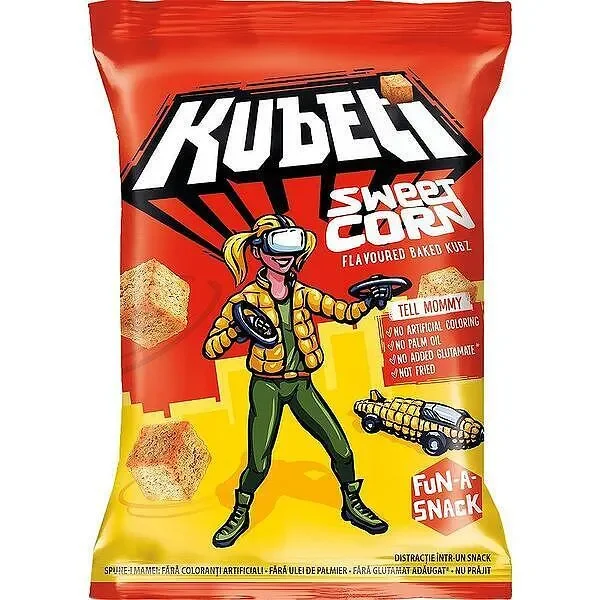 Хлебни кубчета KUBETI сладка царевица 35 г