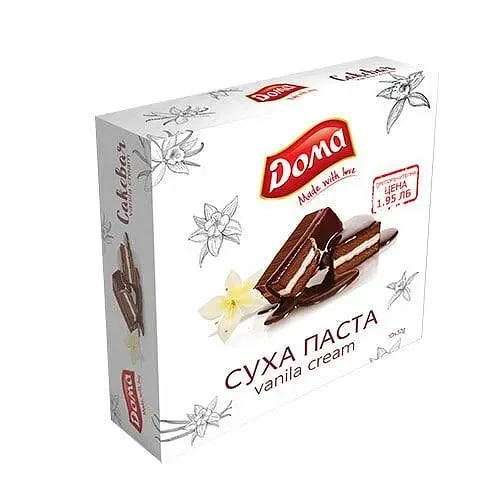 Суха паста DOMA крем ванилия 280 г