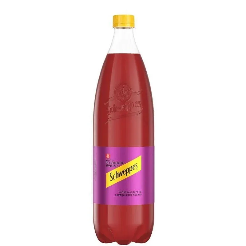 Газирана напитка SCHWEPPES мохито и боровинка 1.25 л - SCHWEPPES
