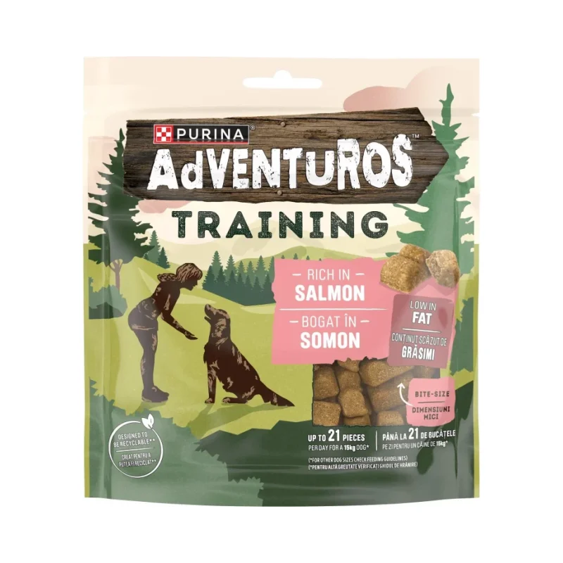 Лакомство за куче ADVENTUROS сьомга 115 г - ADVENTUROS