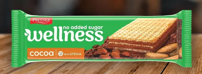 Вафла с какао WELLNESS без захар 25 г - WELLNESS