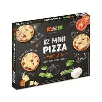 Замразени мини пици GALILEO Margherita 360 г 12 бр. - GALILEO