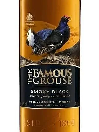 Уиски FAMOUS GROUSE Smoky Black 40% алк. 700 мл - FAMOUSE GROUSE