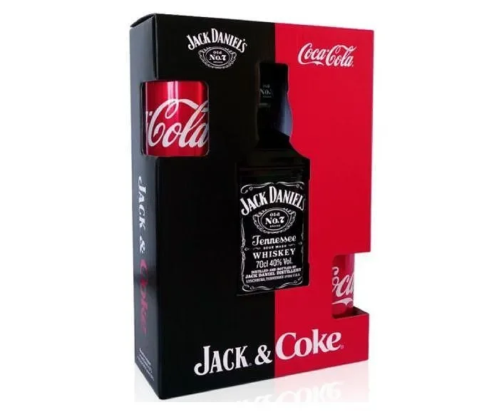 Уиски JACK DANIEL'S 40% алк. 700 мл + Coca-Cola 4x330 мл - JACK DANIEL'S