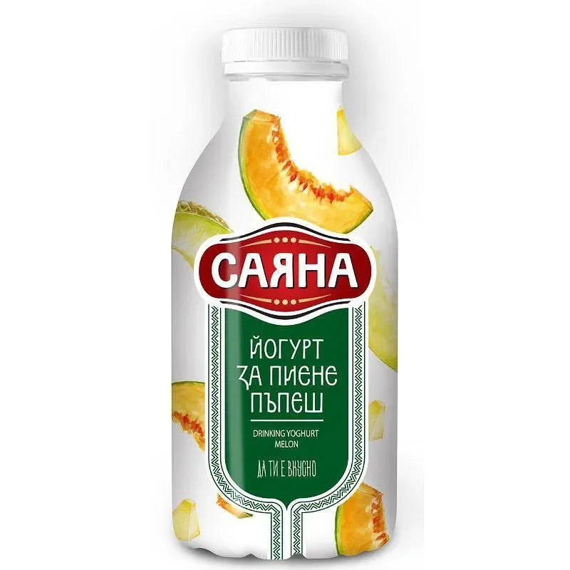 Йогурт за пиене САЯНА пъпеш 300 мл - САЯНА