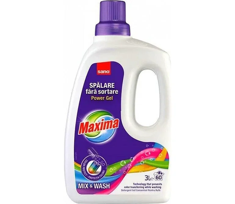 Гел за пране MAXIMA Mix&Wash Color 1.5 л 60 дози