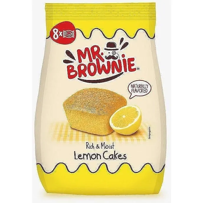 Брауни MR.BROWNIE лимонов кейк 200 г 8 бр.