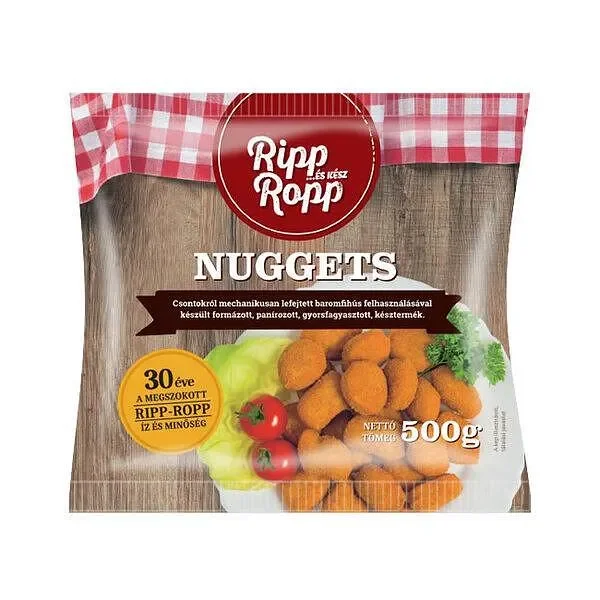 Замразени панирани пилешки хапки RIPP ROPP 500 г - RIPP-ROPP
