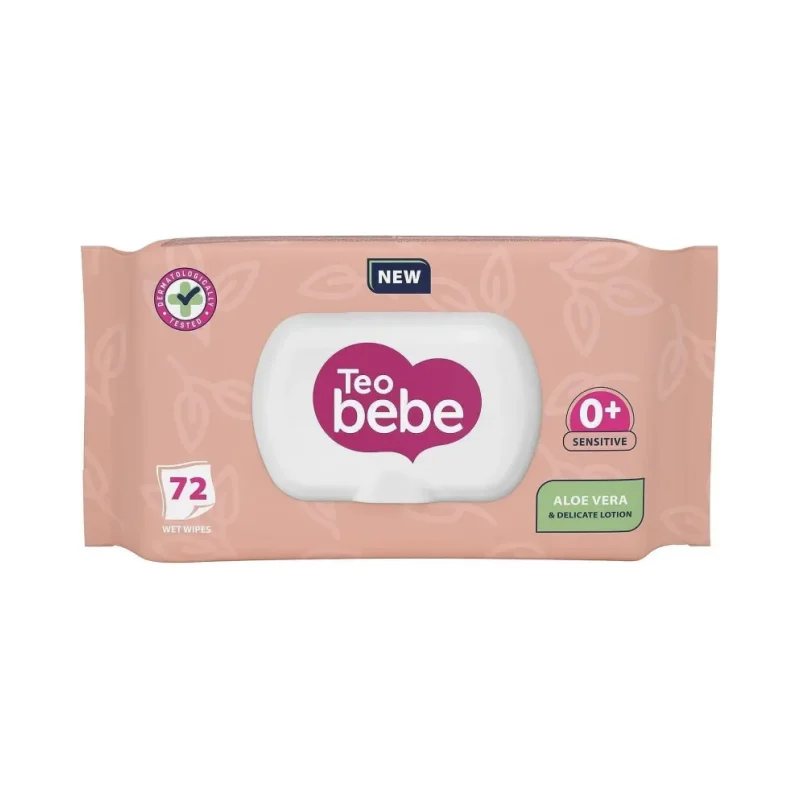 Мокри кърпчки TEO Bebe Aloe Vera 72 бр. - TEO BEBE