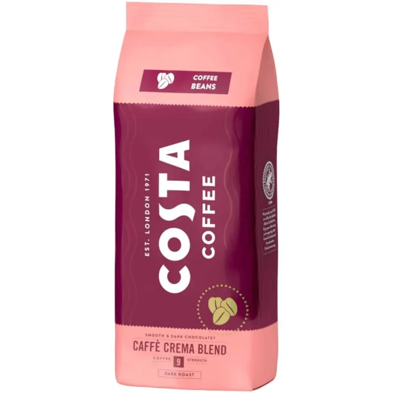 Кафе на зърна COSTA Crema Blend 1 кг - COSTA COFFEE