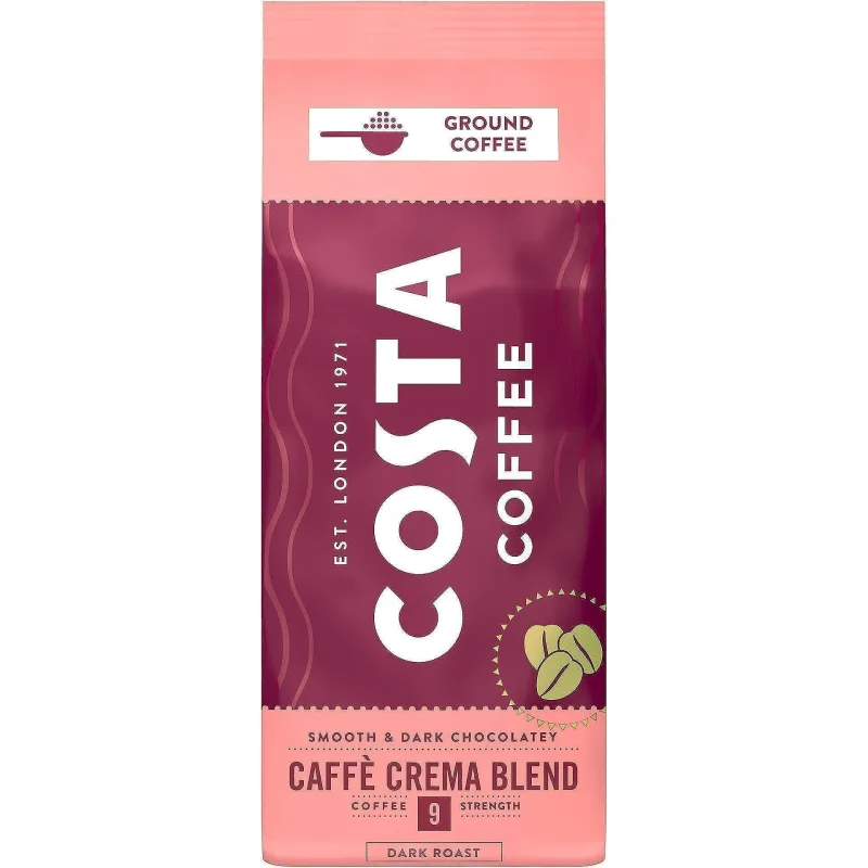 Мляно кафе COSTA Crema Blend 200 г - COSTA COFFEE