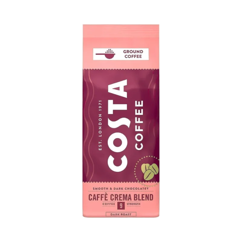 Мляно кафе COSTA Crema Blend 200 г - COSTA COFFEE