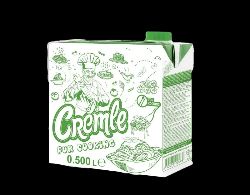Сметана за готвене CREMLE 20% 500 мл - CREMLE