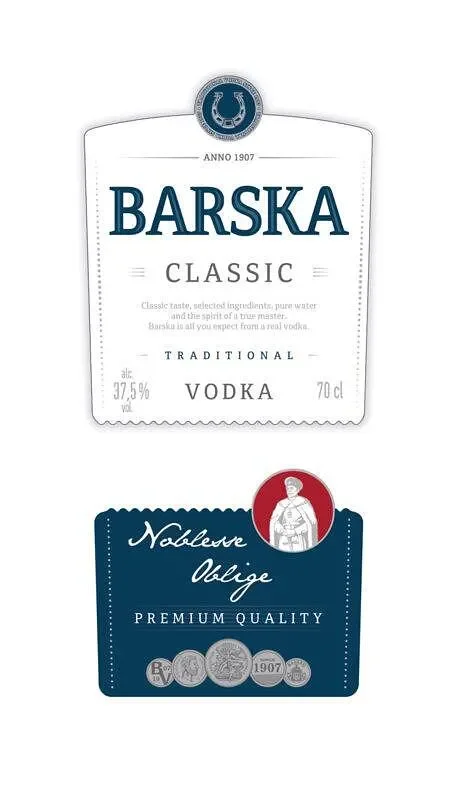 Водка BARSKA 37.5% 1 л. - BARSKA