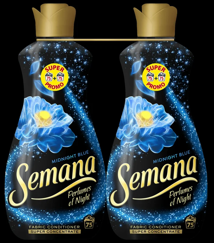 Омекотител SEMANA Midnight Blue Perfumes of Night 2х75 дози - SEMANA