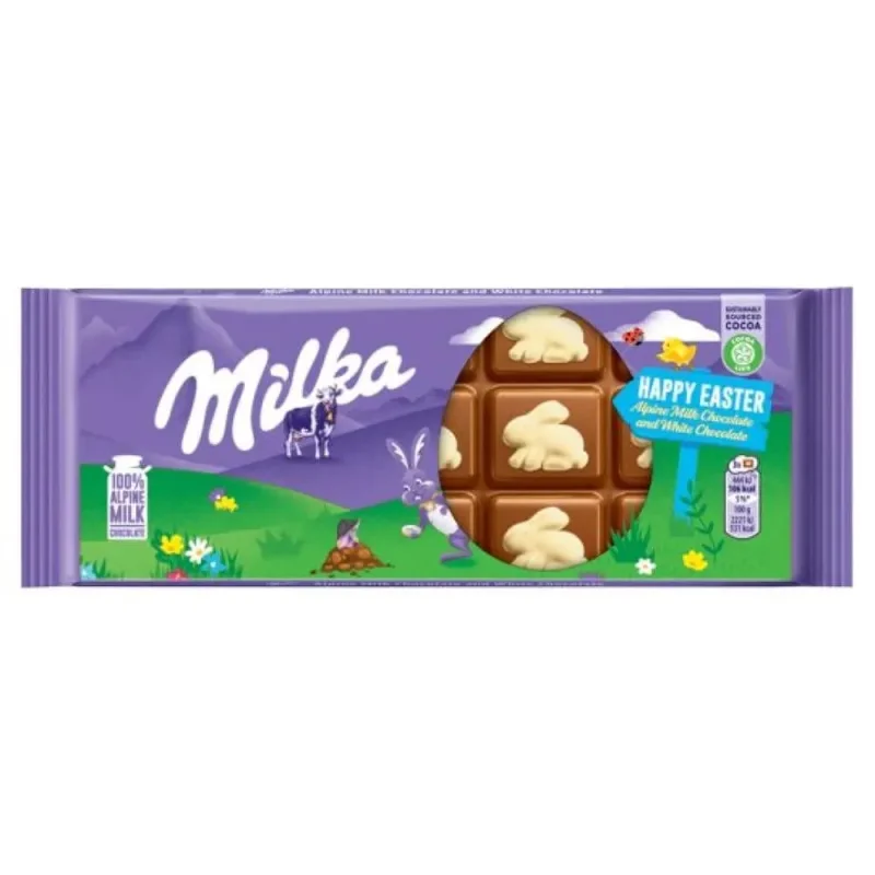 Млечен шоколад Happy Easter MILKA 100 гр. - MILKA