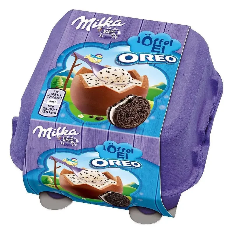 Шоколадови яйца Milka Oreo 128 гр. - MILKA