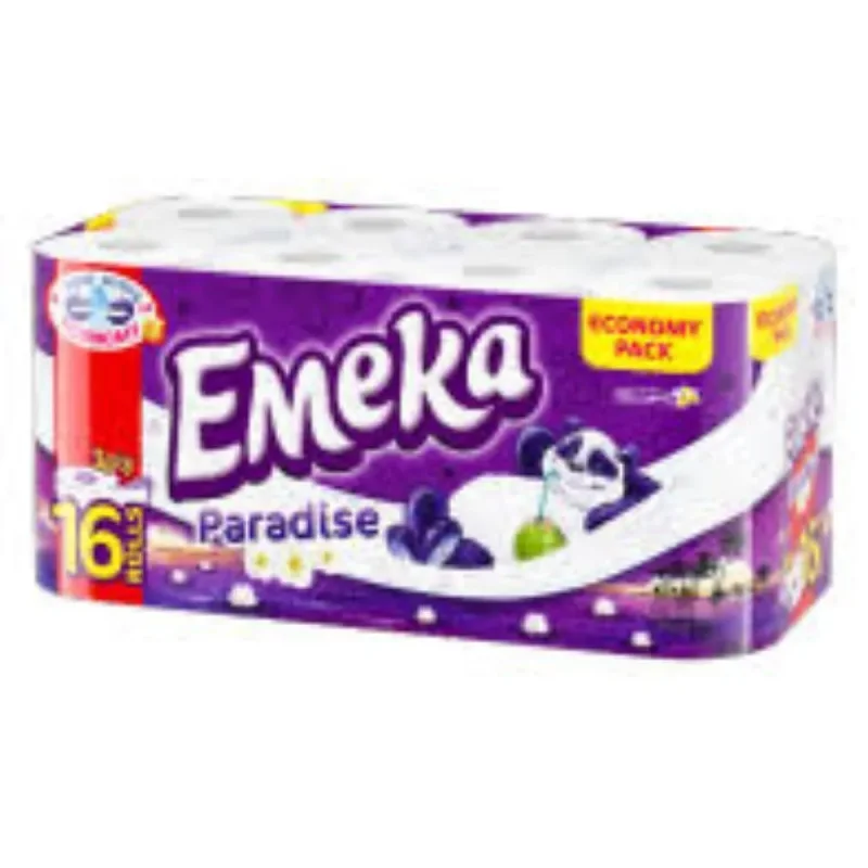 Тоалетна хартия EMEKA Paradise 3 пласта 16 бр. - Емека
