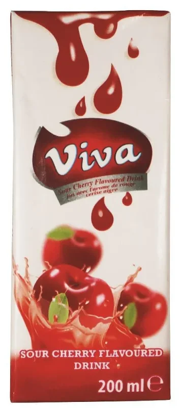 Плoдова напитка VIVA череша 200 мл. - VIVA