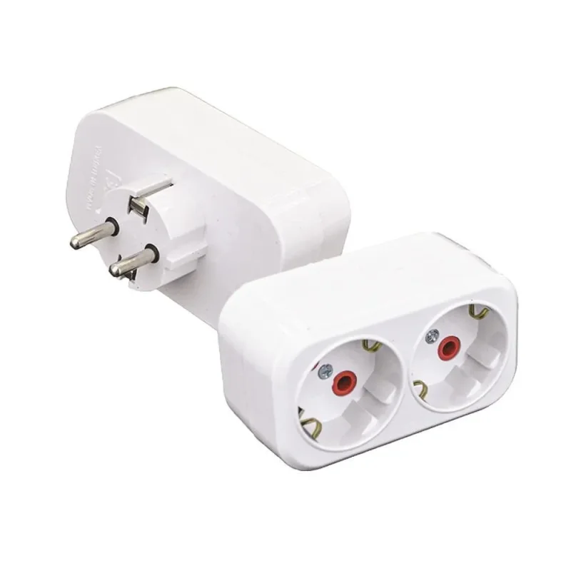 Адаптер разклонител 2 гнезда 16А 3500W