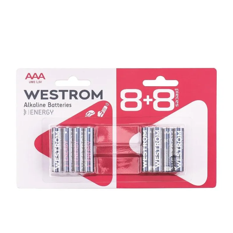 Батерия WESTROM 8+8 AAA - WESTROM