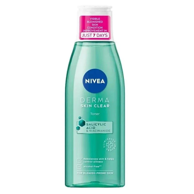 Тоник лице NIVEA Derma Skin Clear 200 мл.
