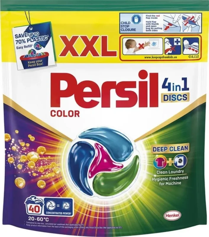 Капсули за пране PERSIL Discs Color 40 бр.