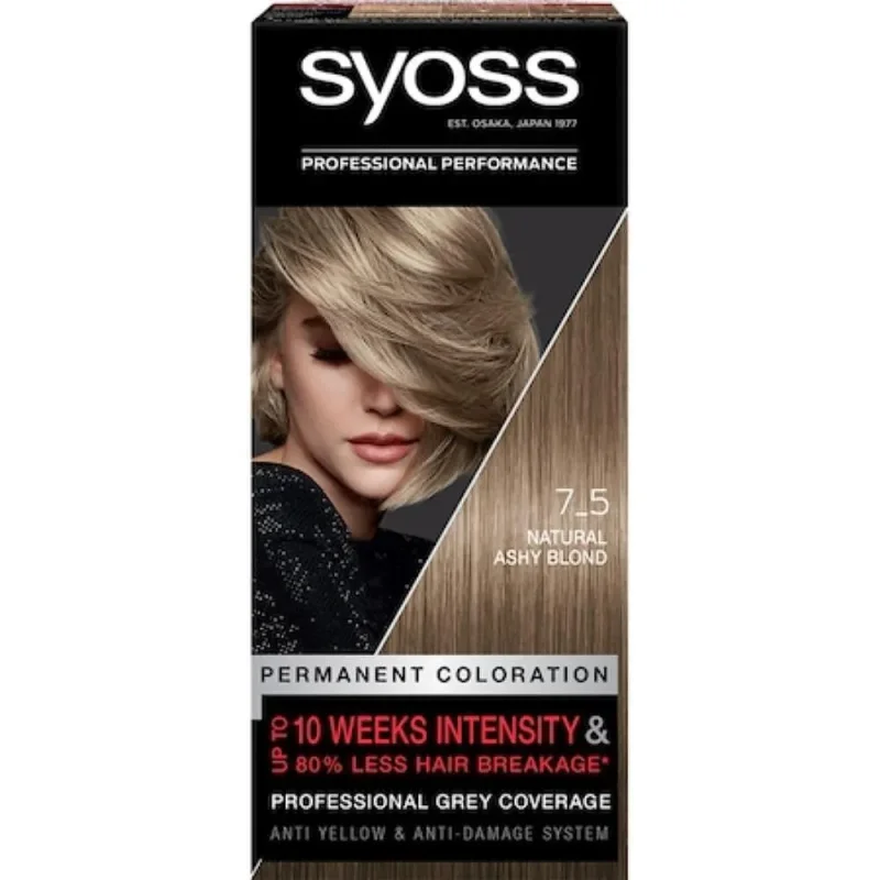 Боя за коса SYOSS 7-5 естествено пепелно рус - Syoss